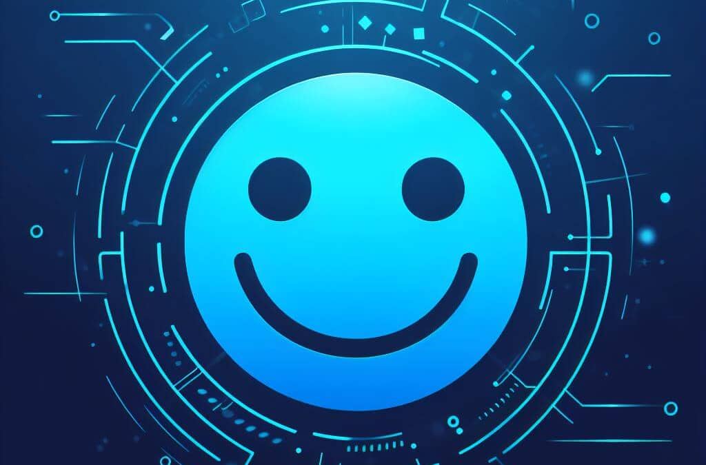 futuristic smiley